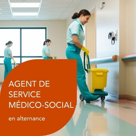 Agent de service médico-social en alternance à Bourges !